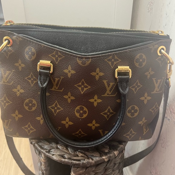 Louis Vuitton Black and Brown Monogram Tote - Picture 13 of 16